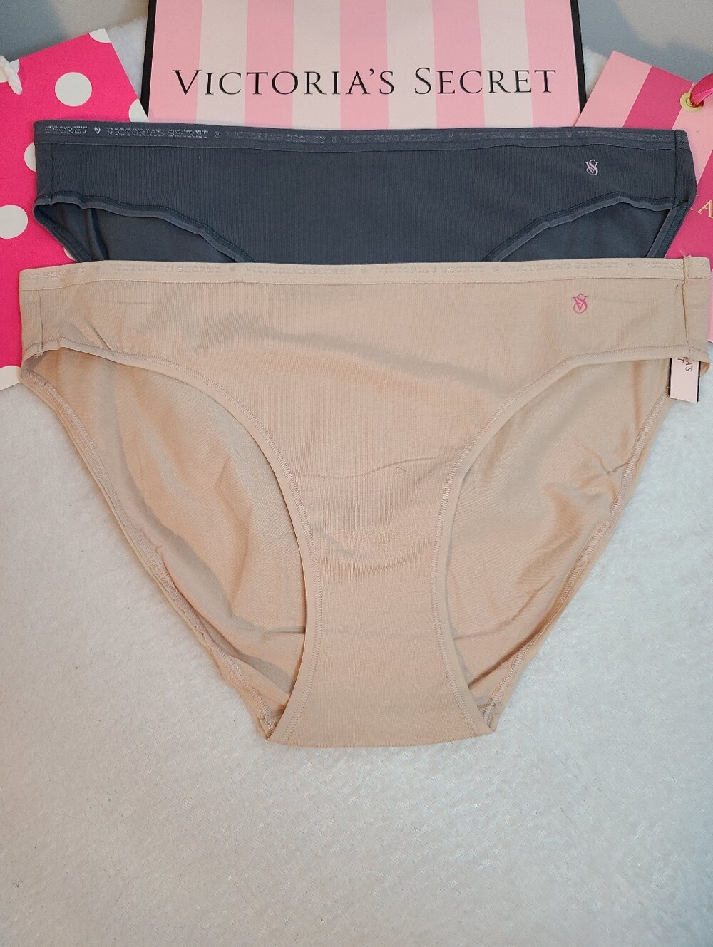 Y2K Victoria's Secret 2pk Signature Cotton Classic Bikini Panties Size XL